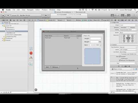 Cocoa Programming L29 - Core Data 1