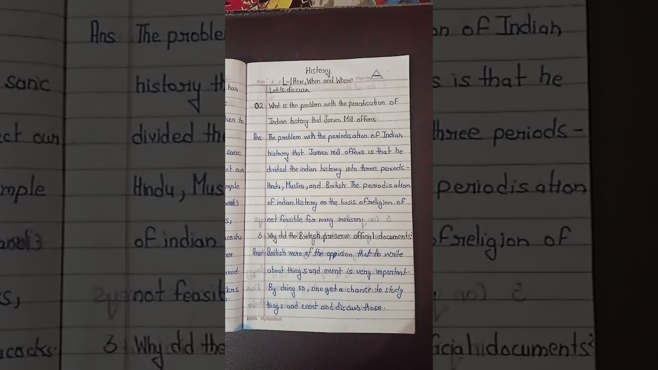 Class 8 history lesson 1 how when and where