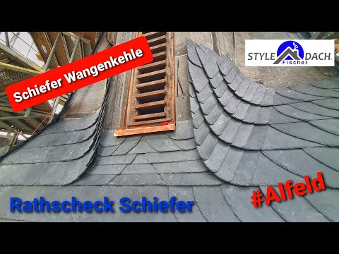 Gauben Wangenkehle links und rechts - Altdeutsche Deckung - Rathscheck Schiefer