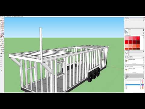 Part 6 | Designing a Tiny House in Sketchup
