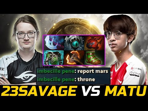 TI10 CARRIES BATTLE IN RANK - T1.23SAVAGE VS SECRET.MATUMBAMAN DOTA 2