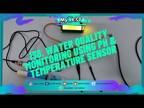 Water Quality Monitoring Using Ph & Temperature sensor
