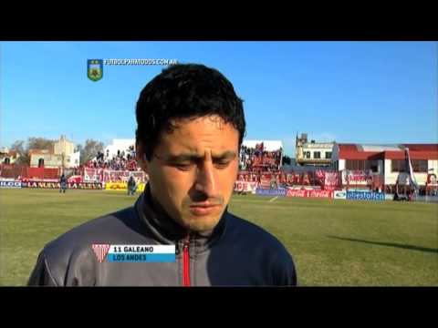 Galeano: "Hicimos un partido perfecto". Los Andes. Fecha 20. B Nacional 2015. FPT