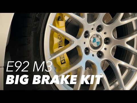 E92 M3 Big Brake Kit Install and Track Test (Stoptech ST60)
