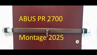 ABUS  Panzerriegel PR 2700 neue Montage  2025 in Bildern Video 2009 | Schlosserei Oldorf