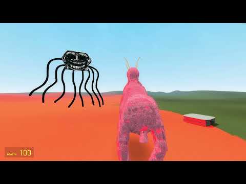 Garry's Mod Trevor Henderson and Trollge Giants
