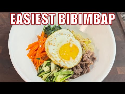 6-Minute Microwave Bibimbap β So Easy, So Delicious! ππ