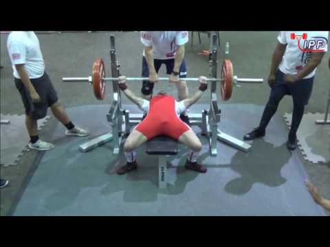 Sergey Gladkikh - 670kg 1st Place 66kg - IPF World Classic Powerlifting Championships 2016