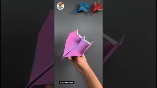 Download lagu How to make a pheonix paper plane | easy airplane tutorial | origami paper plane #shorts #ytshorts mp3