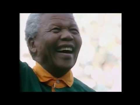 South Africa vs New Zealand - 1995 Rugby World Cup final (anthems + haka)