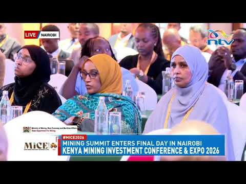 CS Joho answers questions at the Kenya Mining Investment Conference and Expo 2026