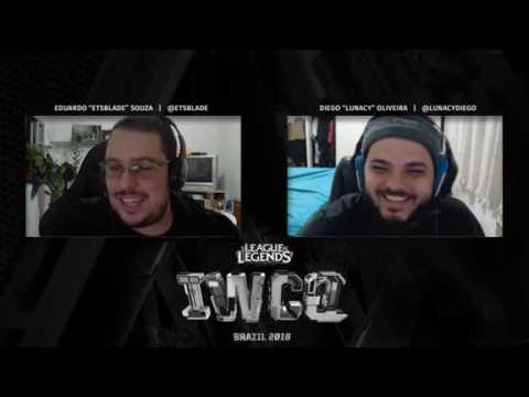Dudu e Lunacy falando sobre o IWCQ