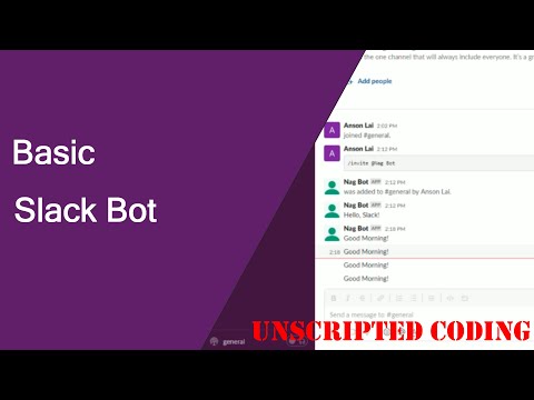 Building A Slack Bot With Python Unscripted Coding