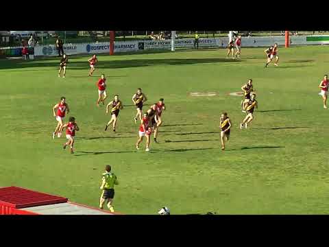 Glenelg's Will Gould with a huge chase & tackle - Round 16 Statewide Super League