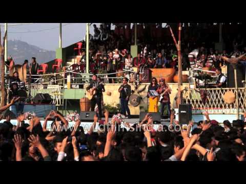 Zonun Band (Israela, Zoramchhani, Zomuanpui, Hminga Hmar) at Chapchar Kut