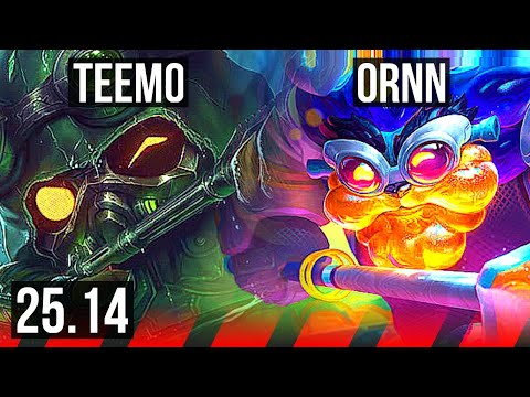 TEEMO vs ORNN (TOP) | EUW Master | 25.14