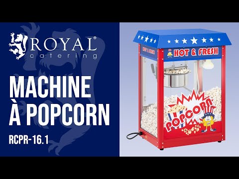 Vidéo - Machine à popcorn - Design américain