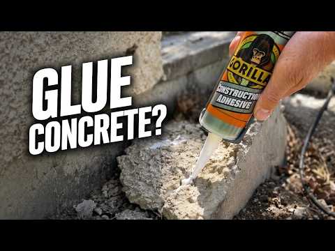 Can I Glue Concrete With Gorilla Construction Adhesive?