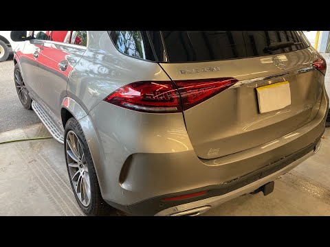 Mercedes Benz gle class rear bumper removal 2021 21