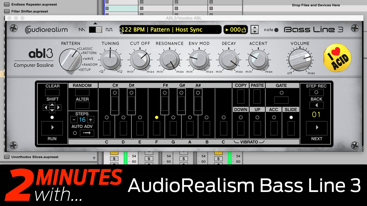 AudioRealism BassLine 3 VST/AU plugin in action - YouTube