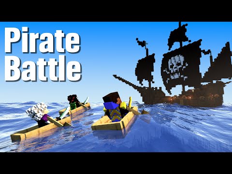 Minecraft’s REAL PIRATE Battle Royale