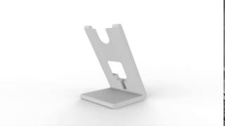 i phone stand 3 White