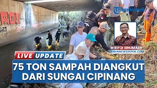 Aksi Bersih Sungai Cipinang, Depok: Total 75 Ton Sampah Terangkat, Didominasi Libah Pampers