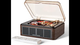 Retro Portable CD Players for Home Turntable Imitation | Unboxing and Testing