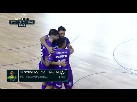 Gol Gordillo (2-3) Santa Coloma - Palma Futsal. J3, 1Div. LNFS