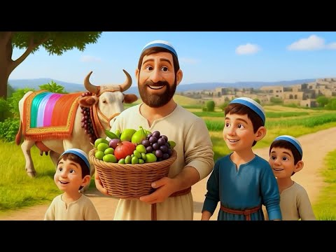 Parshat Ki Tavo: The Weekly Parsha Story Illustrated by AI