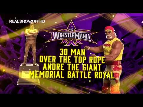 Wwe Wrestlemania 30 Match Card V3 HD