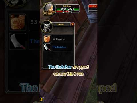 I ran Scarlet Monastery Graveyard 50 times  #worldofwarcraft #warcraft #goldfarming #gaming #wow