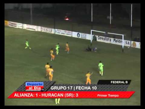 FEDERAL B - GRUPO B|FECHA 10: ALIANZA: 1 - HURACAN (SR):3