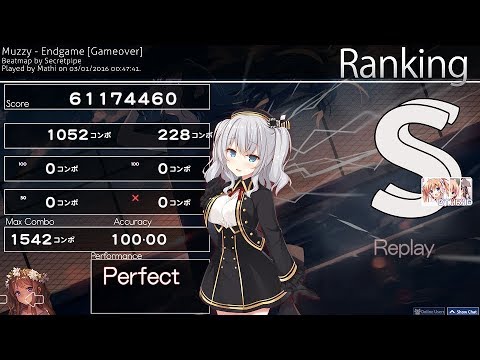 ReplayEdit | Mathi | 8.45* | Muzzy - Endgame [Gameover] +HDDTHR
