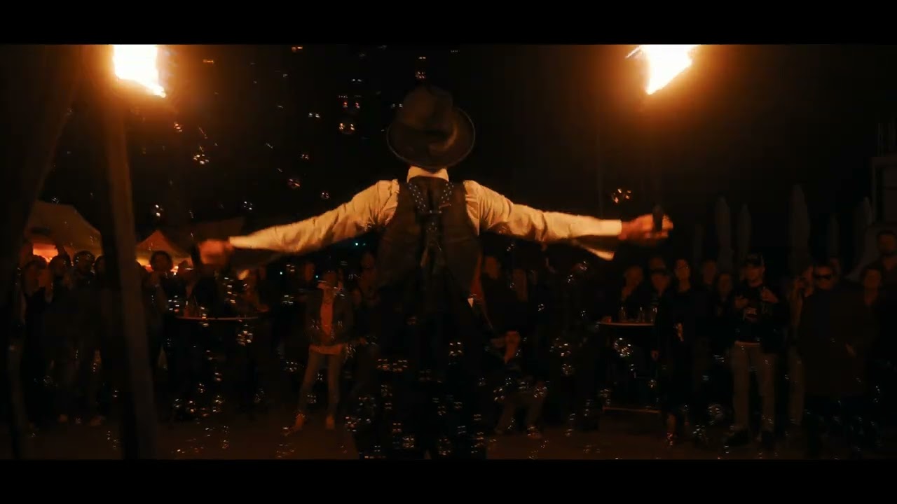 Feuershow by Clown Pompo