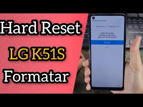 HARD RESET LG K51S Formatar Desbloquear Remover SENHA PADRÃO OU PIN Restaurar dados de Fábrica