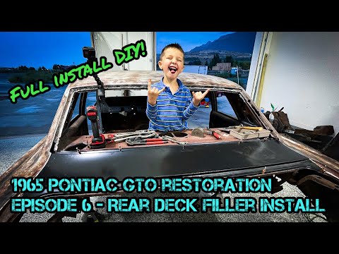 1965 Pontiac GTO Restoration - Episode 6 - Rear Deck Filler Installation