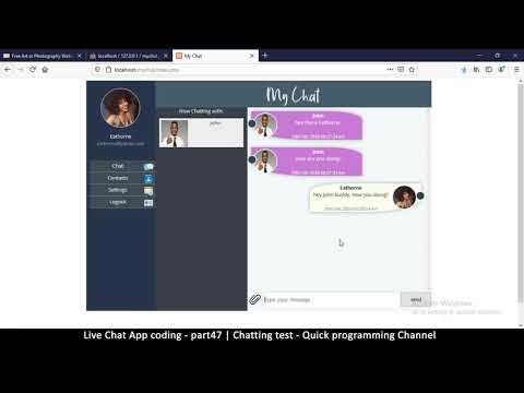 Live chat app | Part05 Javascript basics | Javascript AJAX HTML CSS JSON PHP MYSQL Tutorial