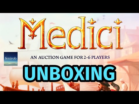Medici Board Game (2024 Edition) Unboxing (No Talking)