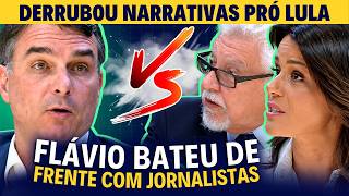 Jornalistas PRESSIONAM mas Flávio VIRA o Jogo em Sabatina Tensa