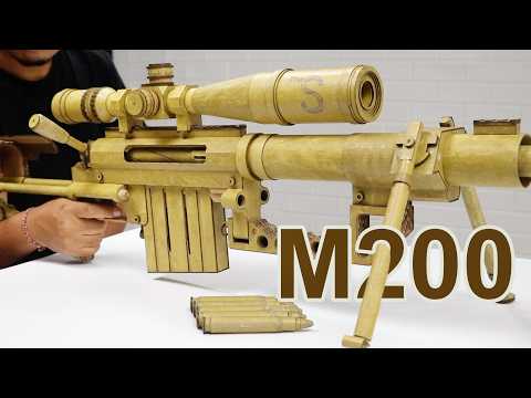 My NEW Cardboard Toy Design has a Realistic Ejecting System!