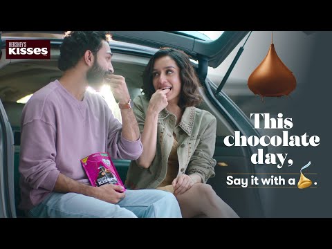 HERSHEY’S KISSES TVC Ft. Shraddha Kapoor | #SayItWithAKiss | World Chocolate Day