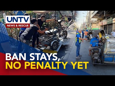Pres. Marcos Jr. defers implementation of penalty; E-bike, e-trike ban stays