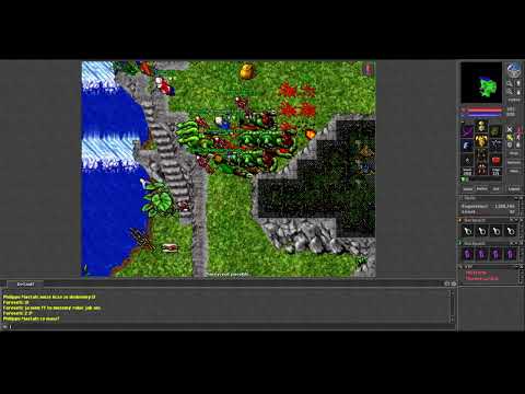 Old Tibia - Team with Summons hunting Hydra (Shanera 2006 7.6)