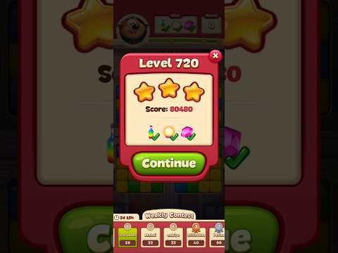 Toon Blast Level 720 — Rainbow Rush 🌈💫 虹の爆発!