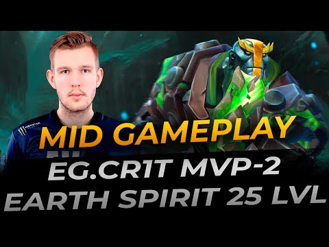 Earth Spirit Mid by EG.Cr1t | Full Gameplay Dota 2 Replay