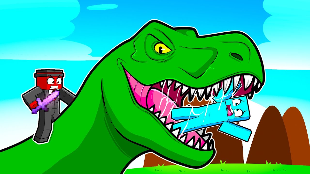 Servidor de Dinossauros Ark no Minecraft