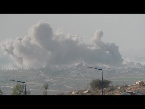 Large cloud of smoke rises over north Gaza as Israel continues bombardment | AFP