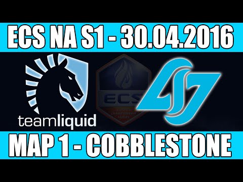 Team Liquid vs CLG | Map 1 (Cobblestone) ECS NA Season 1 2016 CS:GO Week 4 (30.04.2016)