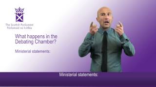 What happens in the Debating Chamber?